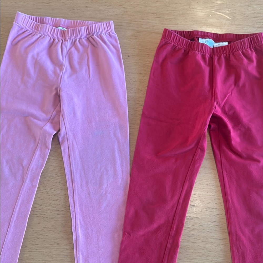 Hannah Anderson set of two Kids Pink and Red Leggings